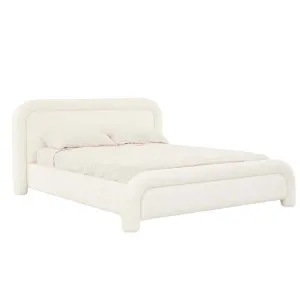 Almos Chubby Bed - Ivory Boucle by null, a Bed Heads for sale on Style Sourcebook