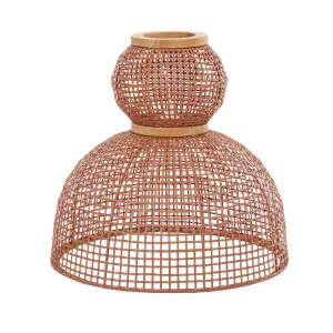 Granada Dome Pendant - Brique - Honey Teak by null, a Pendant Lighting for sale on Style Sourcebook