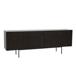 Ethnicraft Roller Max Buffet - Dark Brown Mahogany by null, a Sideboards, Buffets & Trolleys for sale on Style Sourcebook