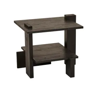 Ethnicraft Abstract Side Table - Black by null, a Side Table for sale on Style Sourcebook