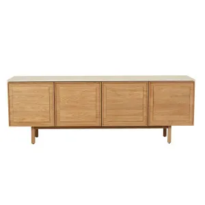 Sketch Yorke Marble Buffet - Light Oak - Natural Travertine by null, a Sideboards, Buffets & Trolleys for sale on Style Sourcebook