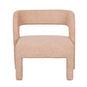 Eleanor Occasional Chair - Blush Sheepskin by null, a Chairs for sale on Style Sourcebook