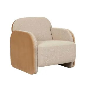Livia Occasional Chair - Dijon Velvet - Biscotti by null, a Chairs for sale on Style Sourcebook