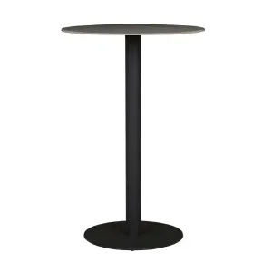 Portsea Cruise Round Bar Table - Grey Stone - Charcoal Aluminium by null, a Dining Tables for sale on Style Sourcebook
