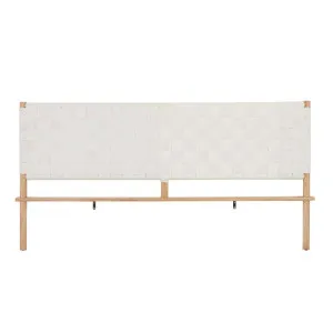 Anchor Woven Bedhead - White Loom - Natural by null, a Bed Heads for sale on Style Sourcebook