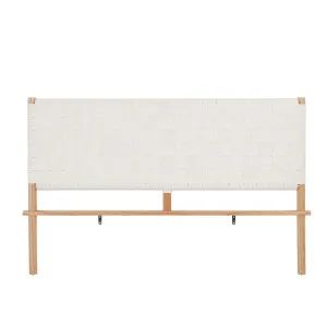 Anchor Woven Bedhead - White Loom - Natural by null, a Bed Heads for sale on Style Sourcebook