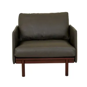 Tolv Pensive Sofa Chair - Armour Leather - Walnut by null, a Chairs for sale on Style Sourcebook