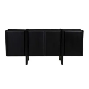 Pane Buffet - Matt Black Oak by null, a Sideboards, Buffets & Trolleys for sale on Style Sourcebook