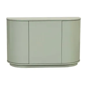 Oberon Crescent Storage Unit - Gloss Sage by null, a Sideboards, Buffets & Trolleys for sale on Style Sourcebook