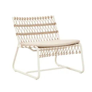 Normandy Twist Occasional Chair - Rye - Ivory by null, a Outdoor Chairs for sale on Style Sourcebook