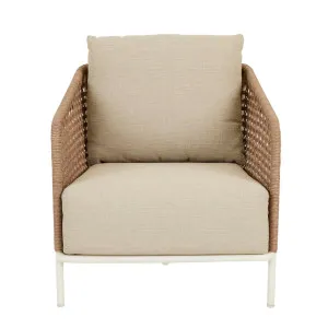 Aspen Club Sofa Chair - Ivory - Safari Weave by null, a Outdoor Chairs for sale on Style Sourcebook