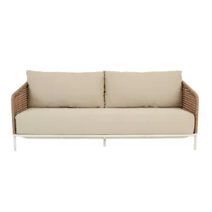 Aspen Club 3 Seater Sofa - Ivory - Safari Weave by null, a Outdoor Sofas for sale on Style Sourcebook
