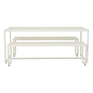 Pier Curve Dining Set Table - White by null, a Tables for sale on Style Sourcebook