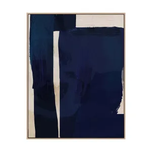 Lake Horizons Hand-Painted Wall Art - Indigo by null, a Mirrors for sale on Style Sourcebook