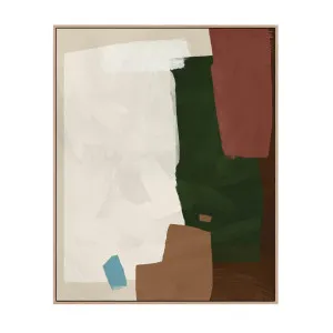 Rural Solitude Hand-Painted Wall Art - Rustic Khaki by null, a Mirrors for sale on Style Sourcebook