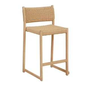 Anton Barstool - Natural Papercord - Light Oak by null, a Bar Stools for sale on Style Sourcebook