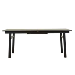 Zoe Extendable Small Dining Table - Black Oak by null, a Dining Tables for sale on Style Sourcebook