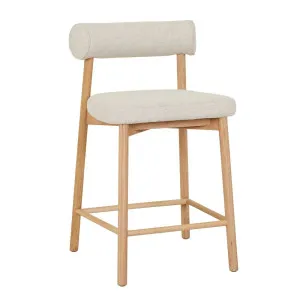 Olsen Barstool - Sandcastle Tweed - Light Oak by null, a Bar Stools for sale on Style Sourcebook