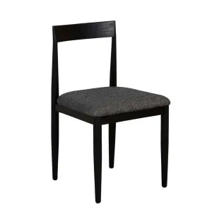 Rory Dining Chair - Carbon Tweed - Black Oak by null, a Chairs for sale on Style Sourcebook