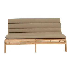 Banksia 2 Seater Sofa - Java - Natural Teak by null, a Outdoor Sofas for sale on Style Sourcebook