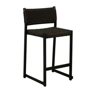 Anton Barstool - Black Papercord - Black Oak by null, a Bar Stools for sale on Style Sourcebook