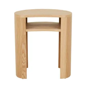 Oberon Curve Side Table - Natural Ash by null, a Bedside Tables for sale on Style Sourcebook