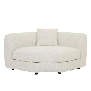 Madrid Curve 1S Centre Sofa - Grey Speckle Boucle by null, a Sofas for sale on Style Sourcebook
