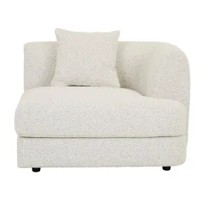 Madrid Curve 1S Centre Sofa - Grey Speckle Boucle by null, a Sofas for sale on Style Sourcebook