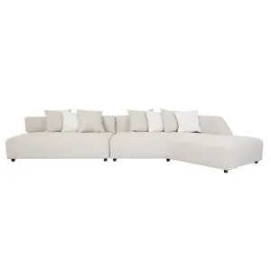 Madrid Edge Right Chaise Set - Stone Tweed - Polar by null, a Sofas for sale on Style Sourcebook