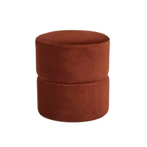 Tito Ottoman - Cinnamon Velvet by null, a Ottomans for sale on Style Sourcebook