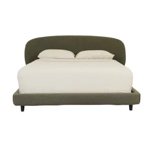 Madrid Mondo Bed - Moss Boucle by null, a Bed Heads for sale on Style Sourcebook