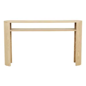 Classique Oval Small Shelf Console - Natural Ash by null, a Console Table for sale on Style Sourcebook