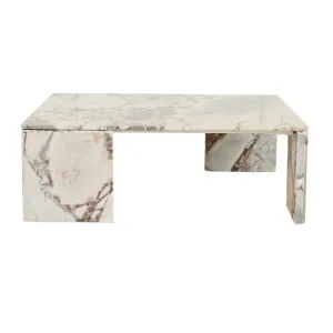 Atlas Slab Coffee Table - Natural Ocean Marble by null, a Coffee Table for sale on Style Sourcebook