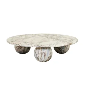 Atlas Sphere Coffee Table - Natural Ocean Marble by null, a Coffee Table for sale on Style Sourcebook