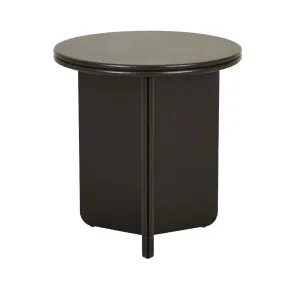 Solstice Slice Side Table - Black Oak by null, a Side Table for sale on Style Sourcebook