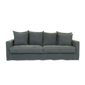 Sketch Sloopy 3 Seater Sofa - Kale Linen by null, a Sofas for sale on Style Sourcebook