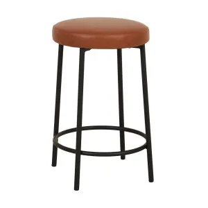 Alden Barstool - Tan - Black by null, a Bar Stools for sale on Style Sourcebook