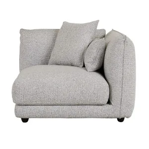 Felix Crest 1 Seater Corner Sofa - Cloud Speckle by null, a Sofas for sale on Style Sourcebook