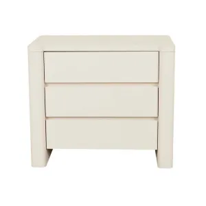 August 3 Drawer Bedside - Porcelain by null, a Bedside Tables for sale on Style Sourcebook