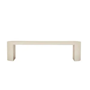 Petra Bench - Ivory by null, a Outdoor Benches for sale on Style Sourcebook