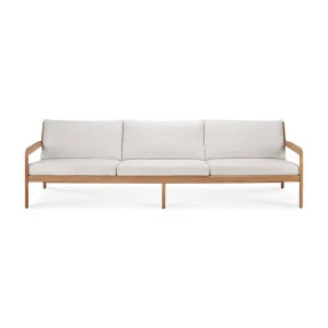 Ethnicraft Outdoor Jack 3 Seater Sofa - Off White - Teak by null, a Outdoor Sofas for sale on Style Sourcebook