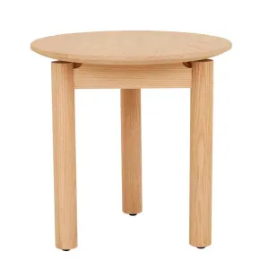 Abbott Round Side Table - New Oak by null, a Side Table for sale on Style Sourcebook