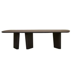 Jasper Asymmetric Dining Table - Black Oak by null, a Dining Tables for sale on Style Sourcebook