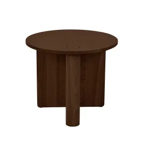 Natadora Pivot Side Table - Smoked Oak by null, a Side Table for sale on Style Sourcebook