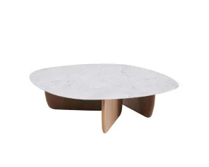 Sketch Eden Coffee Table - White Marble - Light Oak by null, a Coffee Table for sale on Style Sourcebook