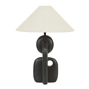 Emery Link Table Lamp - Black Aluminium - Oat by null, a Table & Bedside Lamps for sale on Style Sourcebook