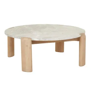 Willa Marble Coffee Table - Grey Marble - Light Oak by null, a Coffee Table for sale on Style Sourcebook