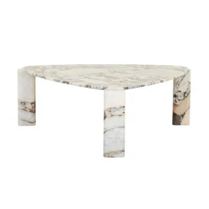 Amara Delta Coffee Table - Natural Ocean Marble by null, a Coffee Table for sale on Style Sourcebook