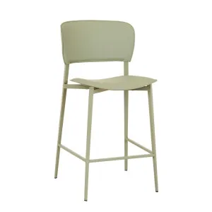 Matilda Barstool - Moss Recycled Leather - Matt Moss by null, a Bar Stools for sale on Style Sourcebook
