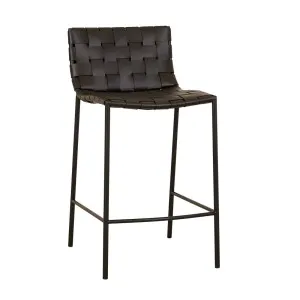 Everly Barstool - Jet Black - Black Metal by null, a Bar Stools for sale on Style Sourcebook
